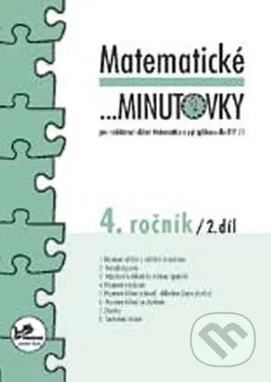 Matematické minutovky pro 4. ročník - 2. díl - Hana Mikulenková - kniha z kategorie 1. stupeň