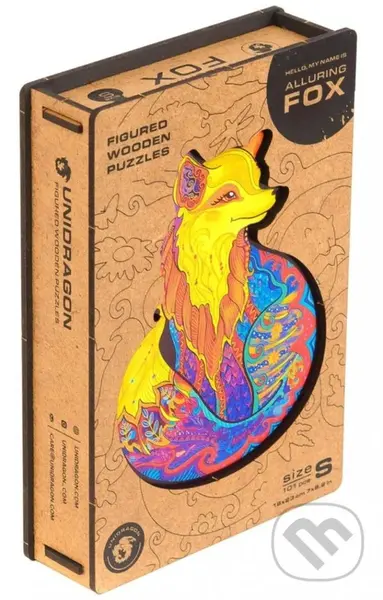 Liška S (Unidragon drevené puzzle) - puzzle z kategorie Zvieratá