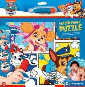 Puzzle s malováním vodou: Water Magic Tlapková patrola - puzzle z kategorie 15 - 60 dílků