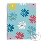 Daisy A5 poznámkový blok 90 g - květy