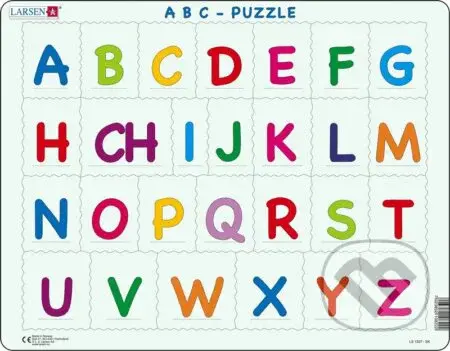 Abeceda - veľké písmená (LS1327) - puzzle z kategorie Naučné puzzle