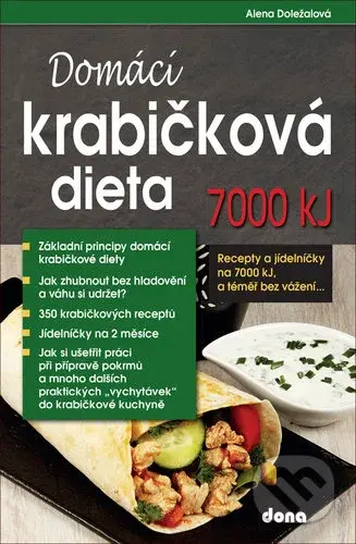 Domácí krabičková dieta 7000 kJ (Recepty a jídelníčky na 7000 kJ, a téměř bez vážení) - kniha z kategorie Diety a zdravá výživa