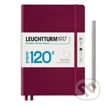 Leuchtturm1917 Zápisník 120G Port Red A5 čistý