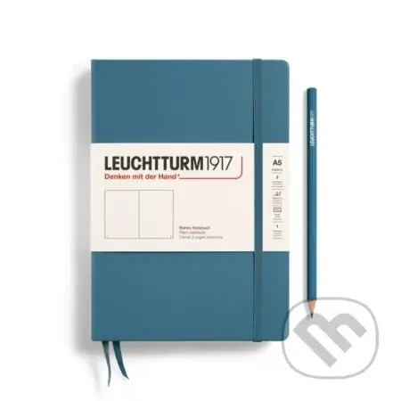 Leuchtturm1917 Zápisník Stone Blue Medium A5 čistý