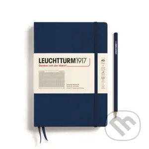 Leuchtturm1917 Zápisník Navy Medium A5 čtverečkovaný