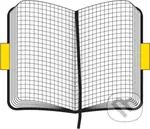 Moleskine - malý štvorčekovaný zápisník v mäkkej väzbe (čierny)