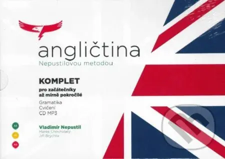 Angličtina - Komplet (Nepustilovovou metodou. Pro začátečníky až mírně pokročilé) - kniha z kategorie Jazykové učebnice a slovníky
