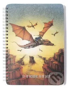 Kroužkový blok A5 Co mě nezabije, to mě posílí - čistý