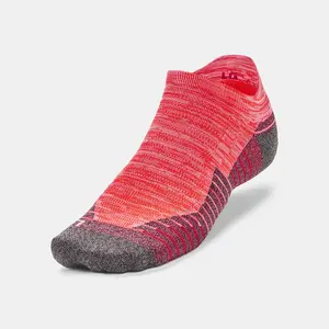 Under Armour Ponožky UA Run No Show Tab 2pk-RED - unisex