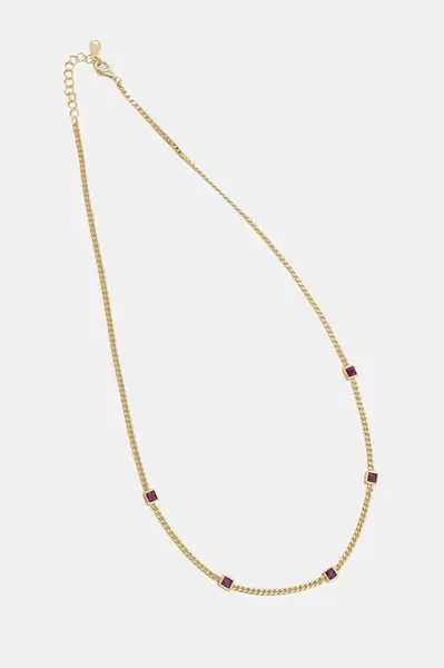 Náhrdelník zo striebra pozlátený 18k zlatom Answear.LAB