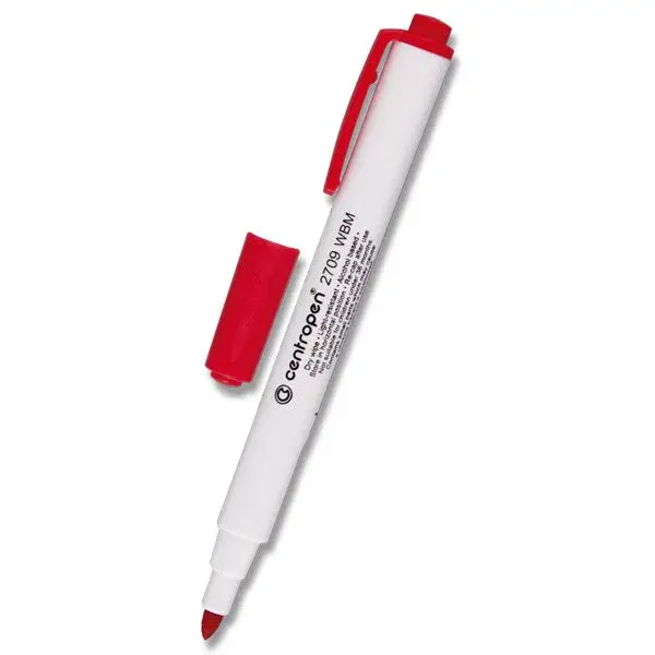 Popisovač na bílé tabule Centropen Whiteboard Marker - červený
