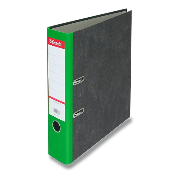 Pákový pořadač Esselte Mramor, A4, 75 mm - zelený
