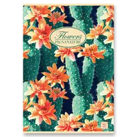 Školní sešit Pigna Nature Flowers - A5, linkovaný, 40 listů, mix motivů