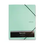 3chlopňové desky Pastelini, A4 - zelené