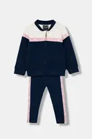 Bavlněná tepláková souprava pro miminka Guess 2-pack tmavomodrá barva, A5YG10 KA6R4