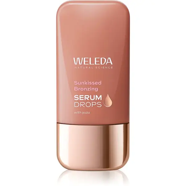 Weleda Serum Drops Sunkissed Bronzing hydratační pleťové sérum s efektem lehkého opálení 30 ml