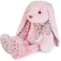 Doudou Histoire d´Ours Plyšový kamarád růžový zajíček 50 cm