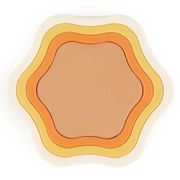 Bieco - Silikonový stohovací květ - Chocolate Bliss