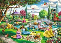 Trefl Puzzle 1000 Premium Plus Disney princezny - puzzle z kategorie Dětské puzzle