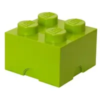 LEGO® úložný box 4 - světle zelená 250 x 250 x 180 mm