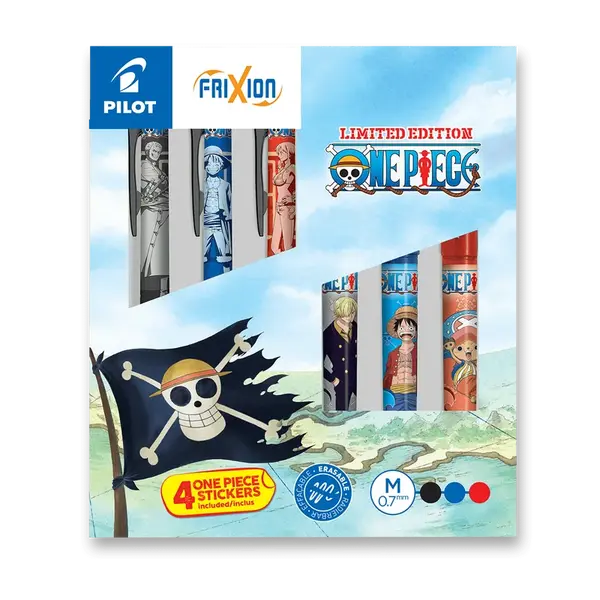 Pilot Frixion One Piece - roller - sada 6 ks