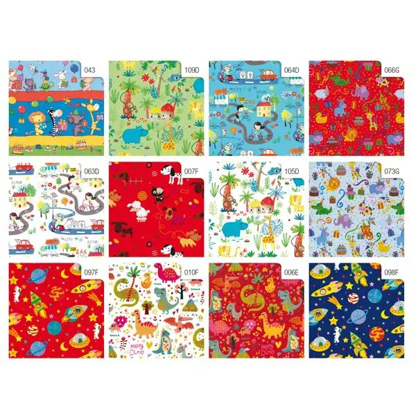 Balicí papír Bimbi - 2 x 0,7 m, mix barev