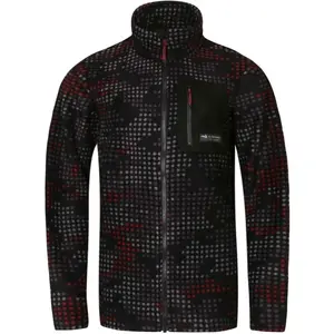 ALPINE PRO OKRAD Pánská outdoorová mikina, černá, velikost