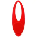Přívěsek Dog Fantasy LED silikon červený 8cm