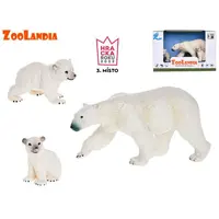 Zoolandia ledová mevědice s mláďaty