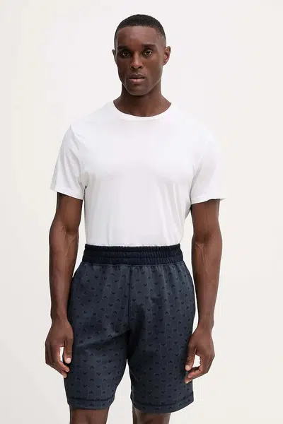 Šortky Emporio Armani Underwear pánské, tmavomodrá barva, EM000495 AF14992