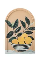 Nástěnná dekorace v rámu Bloomingville Limone 33 x 51 x 2 cm