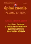 Aktualizácia IV/2 2025 – Stavebný zákon – územné plánovanie