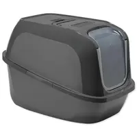 Toaleta Moderna Mega Deluxe 65,8x48,6x45,8 tmavě šedá