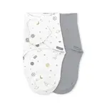 Ingenuity Zavinovačka SwaddleMe™ Ulita bavlna Sunset space 2ks 0,5 TOG 0-3m