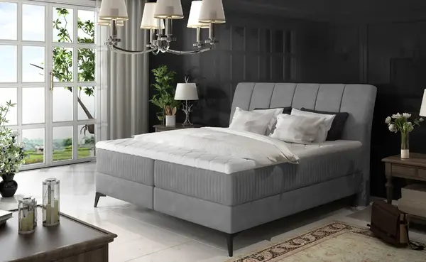 Boxspring Aderito Barva korpusu: Paros 5, Rozměr: 160 x 200 cm