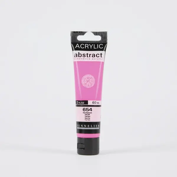 Akrylová barva Abstract Sennelier - 654 Fluo Pink, 60 ml