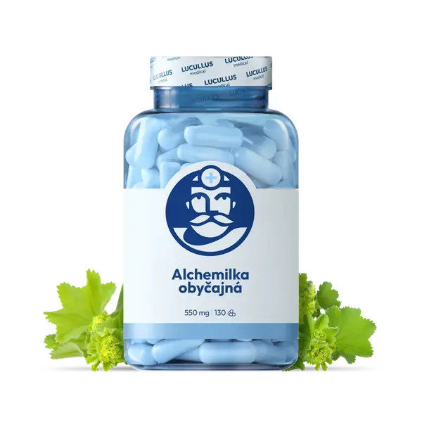 Dr. LUCULLUS Alchemilka obyčajná 2× 60 kapsúl