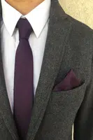 69641 Dewberry Mens Tie and Handkerchief Set-MOR
