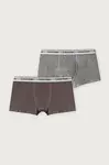 Calvin Klein Underwear  přiléhavé boxerky dětské bavlněné s elastanem 2-pack