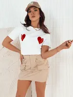 Dámské tričko s potiskem PALIS Barva Bílý DSTREET