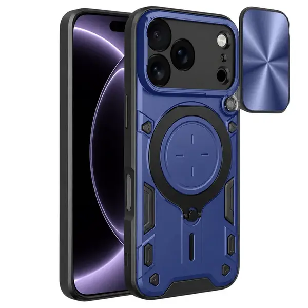 Techsuit CamGuard Pro, iPhone 17 Pro / 18 Pro, modrý