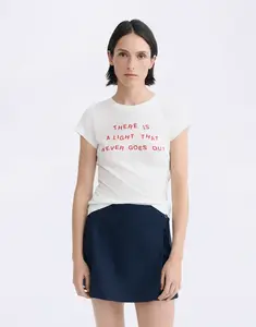 Tričko Thinking MU Light White Mirna Tee WHITE