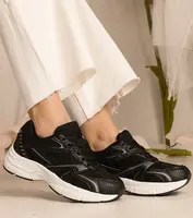 Gemre Black women's sports sneakers with glitter Bakari