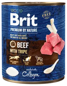Konzerva Brit Premium by Nature Beef with Tripes 800g