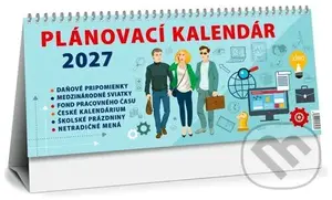 Plánovací kalendár 2027 - stolový kalendár