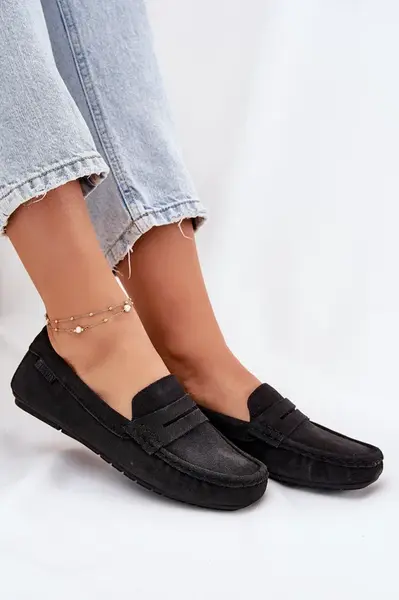 BIG STAR SHOES Dámské semišové mokasíny Big Star