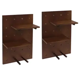 MCW NÁSTĚNNÝ PANEL Hnědý Kompletní sada