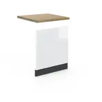 Vicco PŘEDNÍ PANEL Fame-Line Bílá vysoký lesk 60 cm , PD Dub