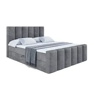 ALTDECOR AMERICKÁ postel BOXI1-Z – 180 × 200 cm – H3 – tmavě šedá