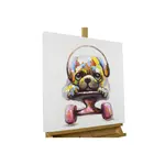 KUNSTLOFT RUČNĚ MALOVANÝ AKRYLOVÝ OBRAZ, 60/60 CM
